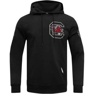 Classic Black Men’s Pullover Hoodie with University of South Carolina Logo by Pro Standard(Black)