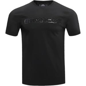 NFL DENVER BRONCOS TRIPLE BLACK MEN’S TEE (TRIPLE BLACK)(Triple Black)