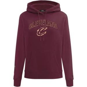 Pro Standard NBA womens Womens Nba Classic Chenille Brushed Back French Terry Pull Over Hoodie(Wine)