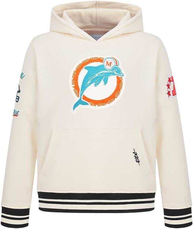 imagePro Standard Big Boys NFL Retro Classics Pull Over HoodieEggshell Black