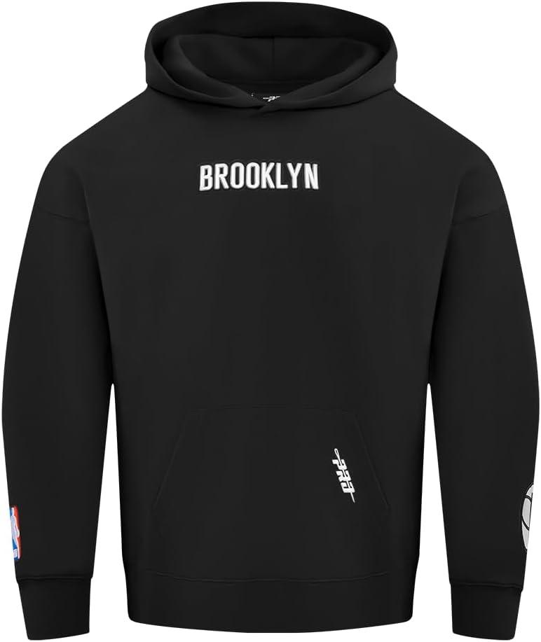 imagePro Standard Mens NBA Classic Chenille Pull Over HoodieBlackGray