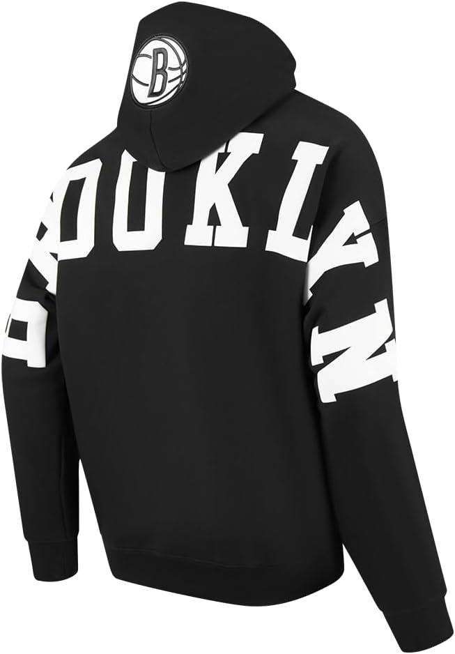 imagePro Standard Mens NBA Classic Chenille Pull Over HoodieBlackGray