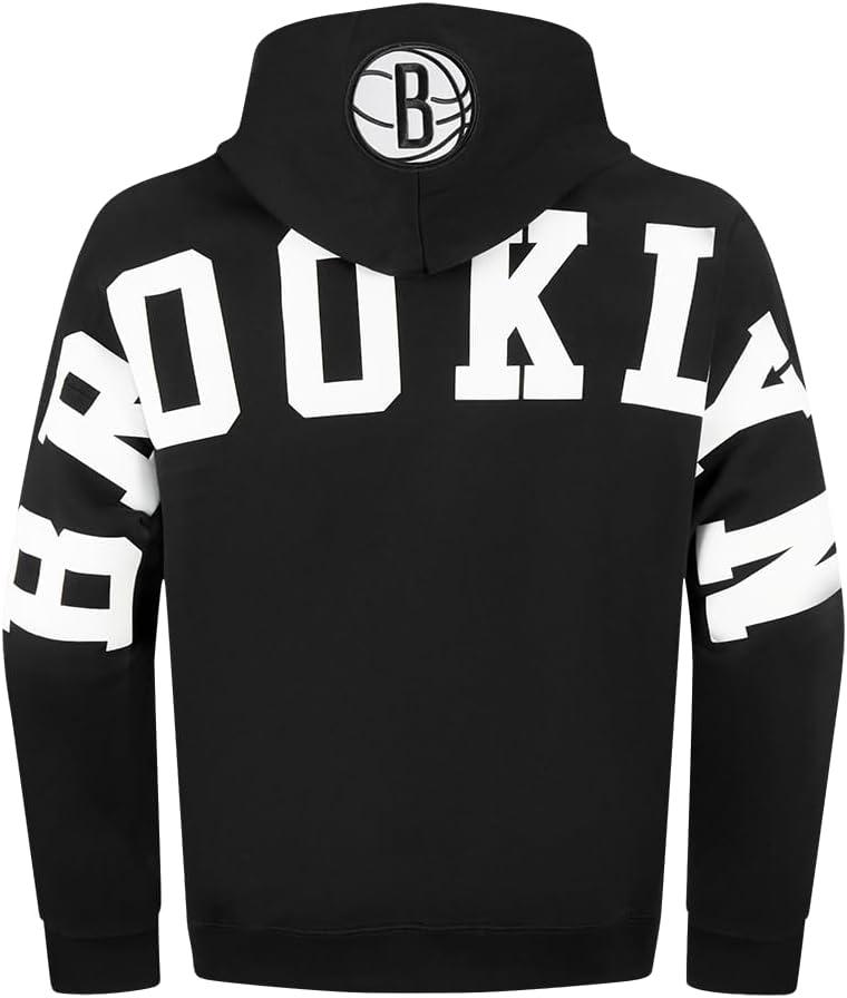 imagePro Standard Mens NBA Classic Chenille Pull Over HoodieBlackGray