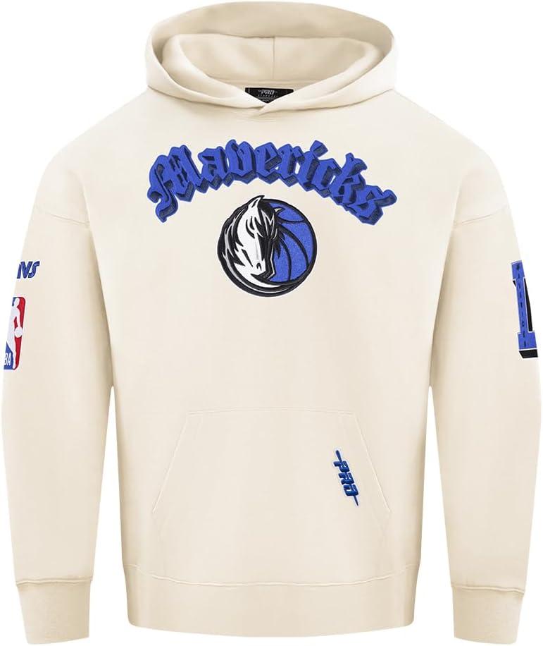 imagePro Standard Mens NBA Classic Chenille Pull Over HoodieEggshell