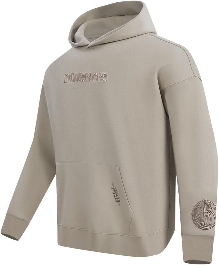 imagePro Standard Mens NBA Classic Chenille Pull Over HoodieTaupe