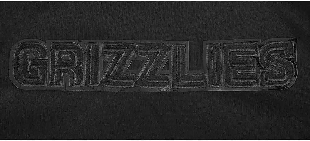 imagePro Standard Mens NBA Classic Chenille Pull Over HoodieTriple Black