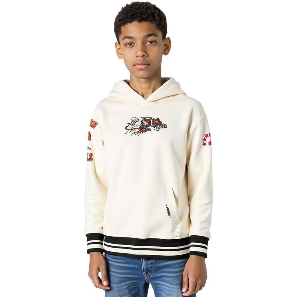 imagePro Standard Big Boys NFL Retro Classics Pull Over HoodieEggshell Black