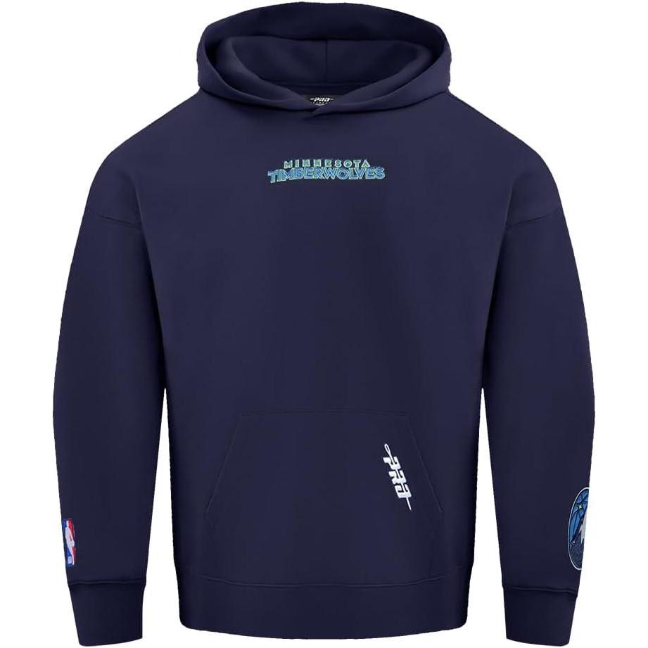 imagePro Standard Mens NBA Classic Chenille Pull Over HoodieMidnight Navy