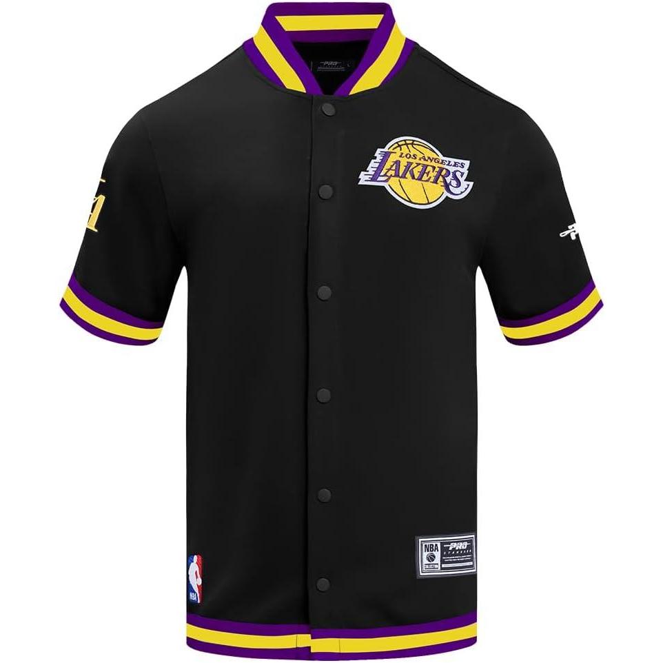 imagePro Standard Mens NBA Souvenir Button DownBlackPurple