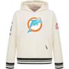 Pro Standard Big Boys NFL Retro Classics Pull Over Hoodie(Eggshell/ Black)