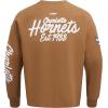 Pro Standard Mens NBA Classic Chenille Pull Over Hoodie(Clay Brown)