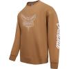 Pro Standard Mens NBA Classic Chenille Pull Over Hoodie(Clay Brown)