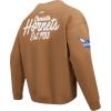 Pro Standard Mens NBA Classic Chenille Pull Over Hoodie(Clay Brown)