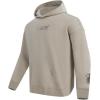 Pro Standard Mens NBA Classic Chenille Pull Over Hoodie(Linen)