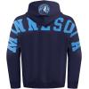 Pro Standard Mens NBA Classic Chenille Pull Over Hoodie(Midnight Navy)