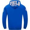 Pro Standard Mens NBA Classic Chenille Pull Over Hoodie(Royal Blue)
