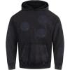 Pro Standard Mens NBA Classic Chenille Pull Over Hoodie(Washed Black)