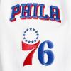 Pro Standard Mens NBA Classic Chenille Pull Over Hoodie(White)
