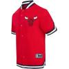 Pro Standard Mens NBA Souvenir Button Down(Red/Black)