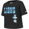 Retro Detroit Lions Classic Boxy Tee for Women by Pro Standard(Black)