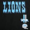 Retro Detroit Lions Classic Boxy Tee for Women by Pro Standard(Black)