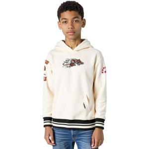 Pro Standard Big Boys NFL Retro Classics Pull Over Hoodie(Eggshell/ Black)