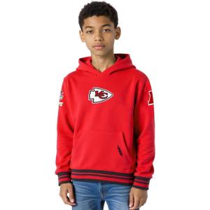 Pro Standard Big Boys NFL Retro Classics Pull Over Hoodie(Red/Black)