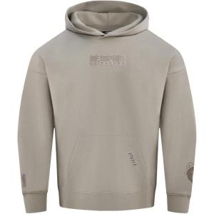 Pro Standard Mens NBA Classic Chenille Pull Over Hoodie(Black/Gray)