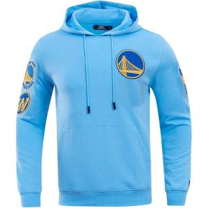 Pro Standard Mens NBA Classic Chenille Pull Over Hoodie(University Blue)