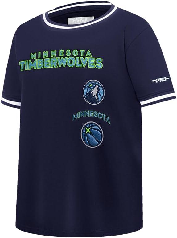 imagePro Standard NBA Boys Big Boys NBA Retro Classics Cotton Taping TeeMidnight Navy