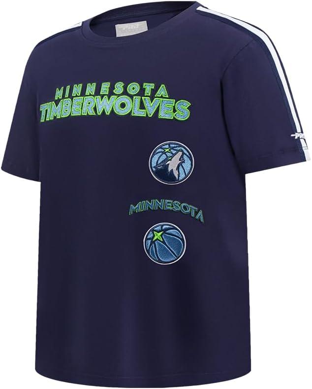 imagePro Standard NBA Boys Big Boys NBA Retro Classics Cotton Taping TeeMidnight Navy