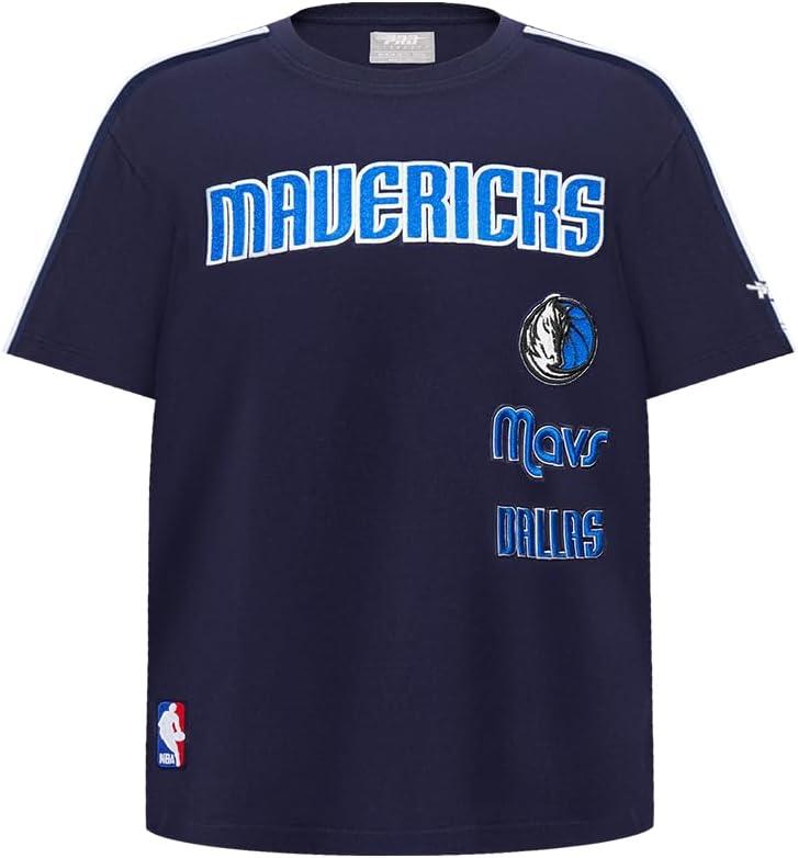 imagePro Standard NBA Boys Big Boys NBA Retro Classics Cotton Taping TeeMidnight Navy