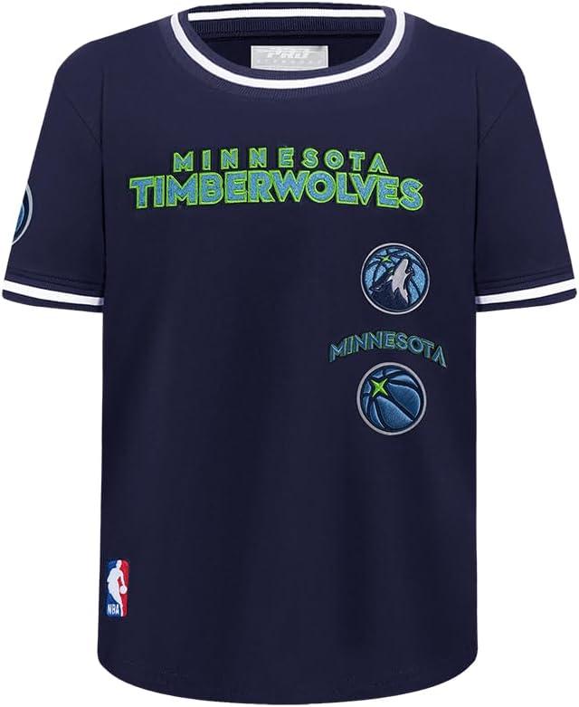 imagePro Standard NBA Boys Big Boys NBA Retro Classics Cotton Taping TeeMidnight Navy