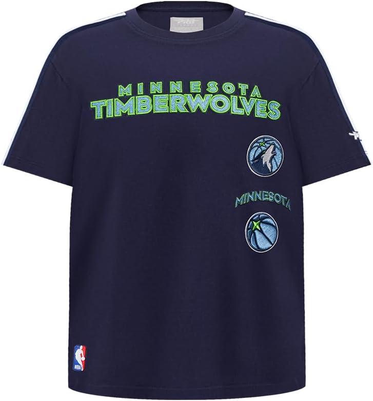 imagePro Standard NBA Boys Big Boys NBA Retro Classics Cotton Taping TeeMidnight Navy