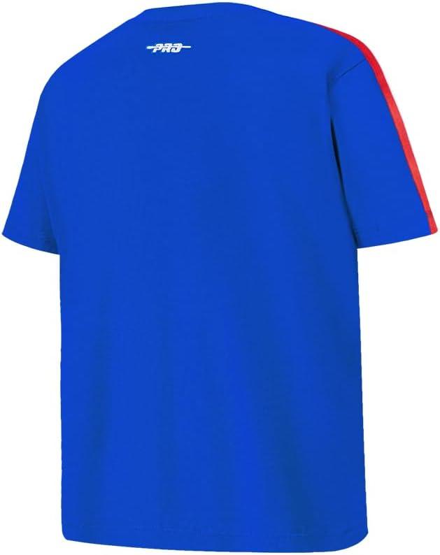 imagePro Standard NBA Boys Big Boys NBA Retro Classics Cotton Taping TeeRoyal BlueRed