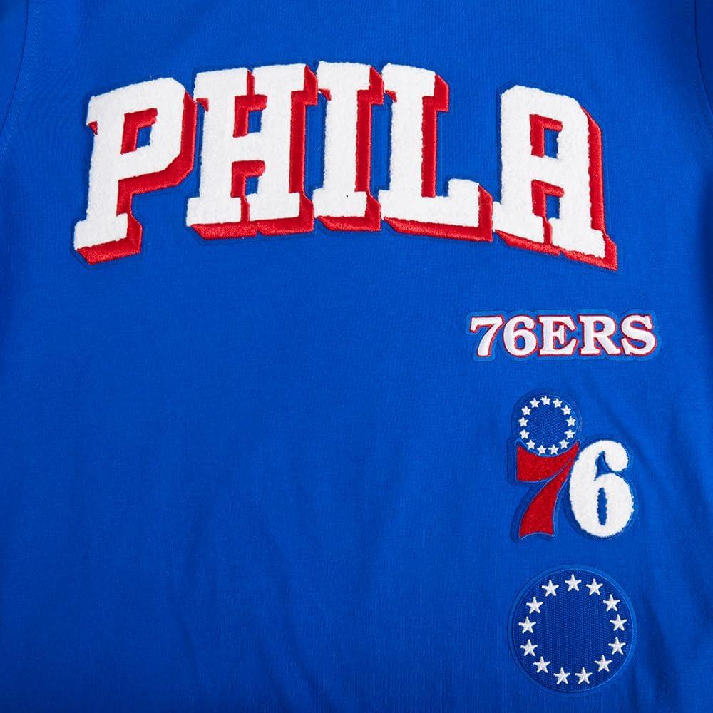 imagePro Standard NBA Boys Big Boys NBA Retro Classics Cotton Taping TeeRoyal BlueRed