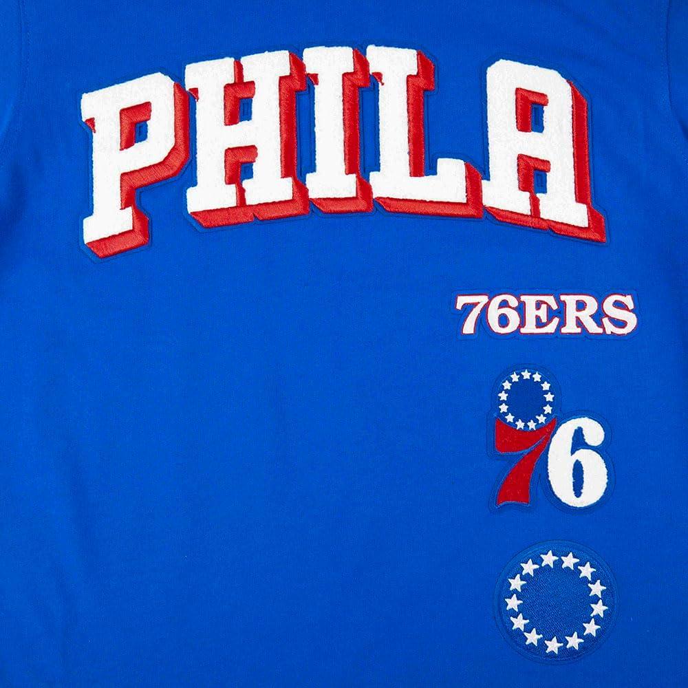 imagePro Standard NBA Boys Big Boys NBA Retro Classics Cotton Taping TeeRoyal BlueRed