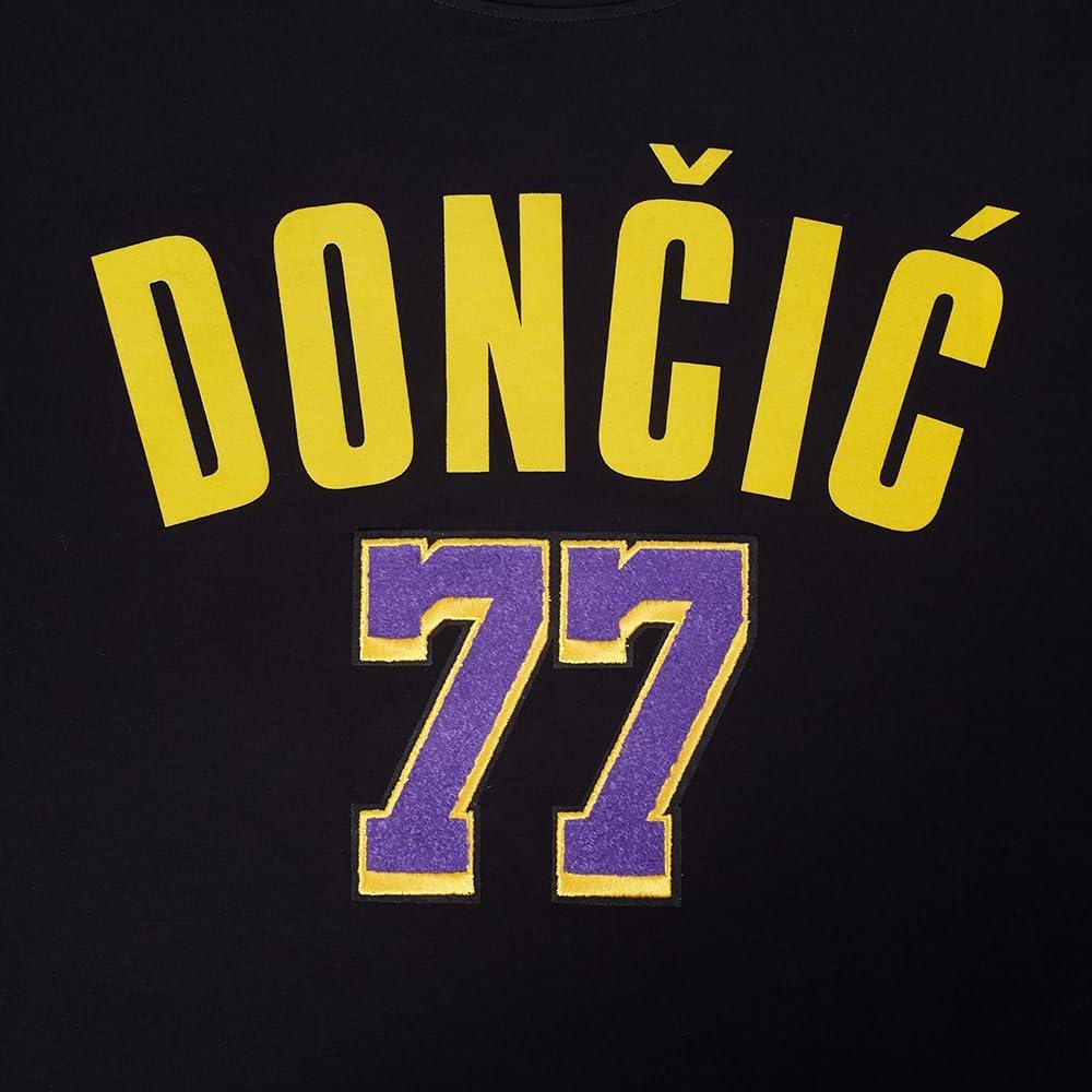 imagePro Standard NBA Mens Mens NBA Los Angeles Lakers Classic Player Cotton Short Sleeve TeeBlack