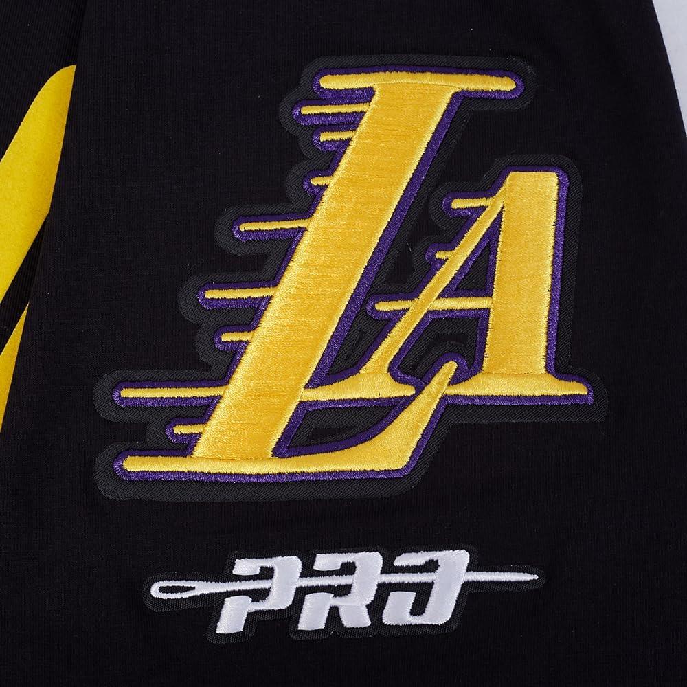 imagePro Standard NBA Mens Mens NBA Los Angeles Lakers Classic Player Cotton Short Sleeve TeeBlack