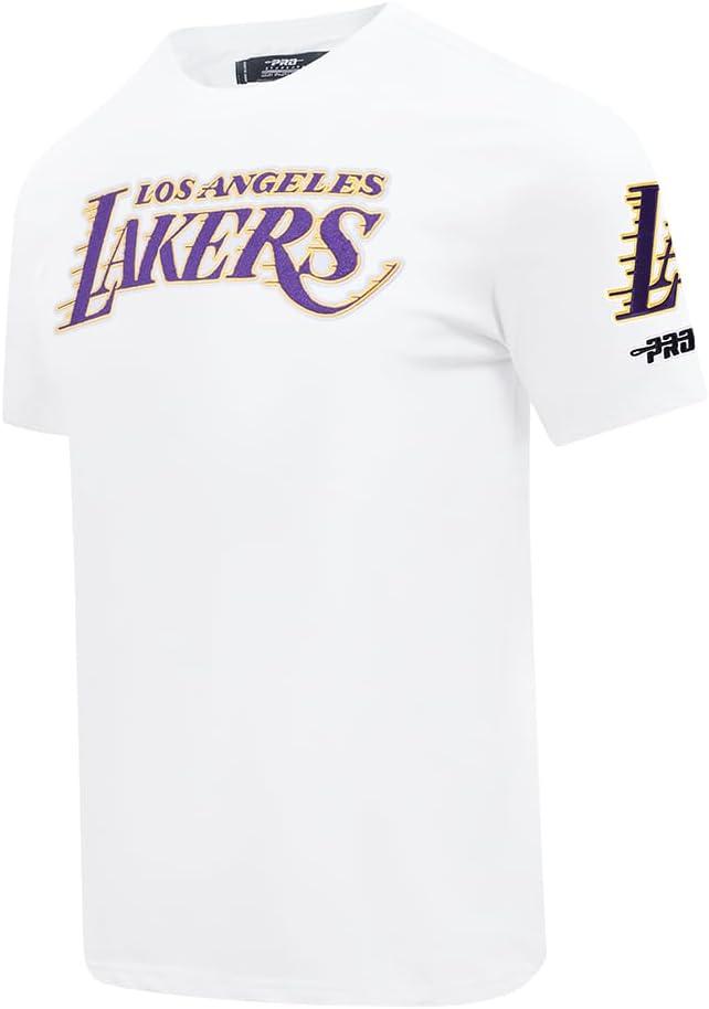 imagePro Standard NBA Mens Mens NBA Los Angeles Lakers Classic Player Cotton Short Sleeve TeeWhite