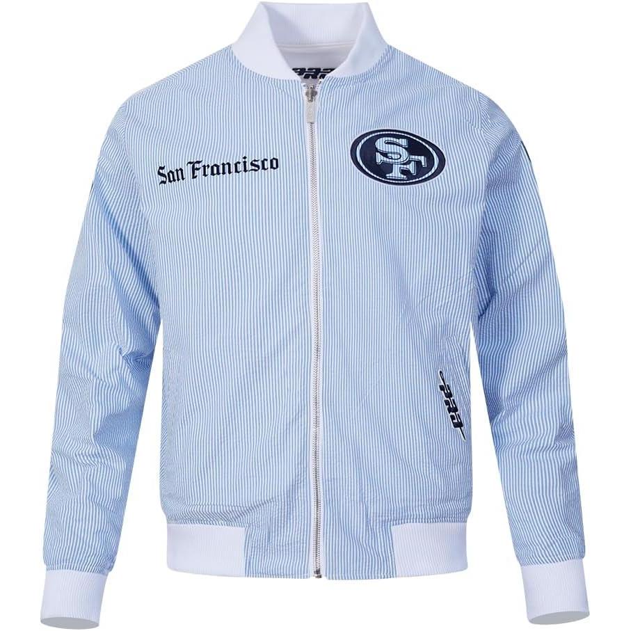 imagePro Standard Mens NFL Country Club Seersucker JacketBlue
