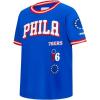 Pro Standard NBA Boys Big Boys NBA Retro Classics Cotton Taping Tee(Royal Blue/Red)