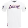Pro Standard NBA Mens Mens NBA Los Angeles Lakers Classic Player Cotton Short Sleeve Tee(White)