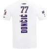 Pro Standard NBA Mens Mens NBA Los Angeles Lakers Classic Player Cotton Short Sleeve Tee(White)
