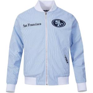 Pro Standard Mens NFL Country Club Seersucker Jacket(Blue)