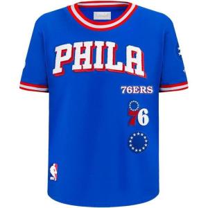 Pro Standard NBA Boys Big Boys NBA Retro Classics Cotton Taping Tee(Royal Blue/Red)