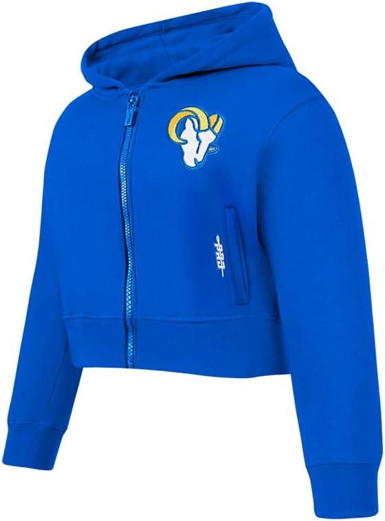 imagePro Standard Big Girls NFL Classic Essentials Full Zip HoodieRoyal Blue