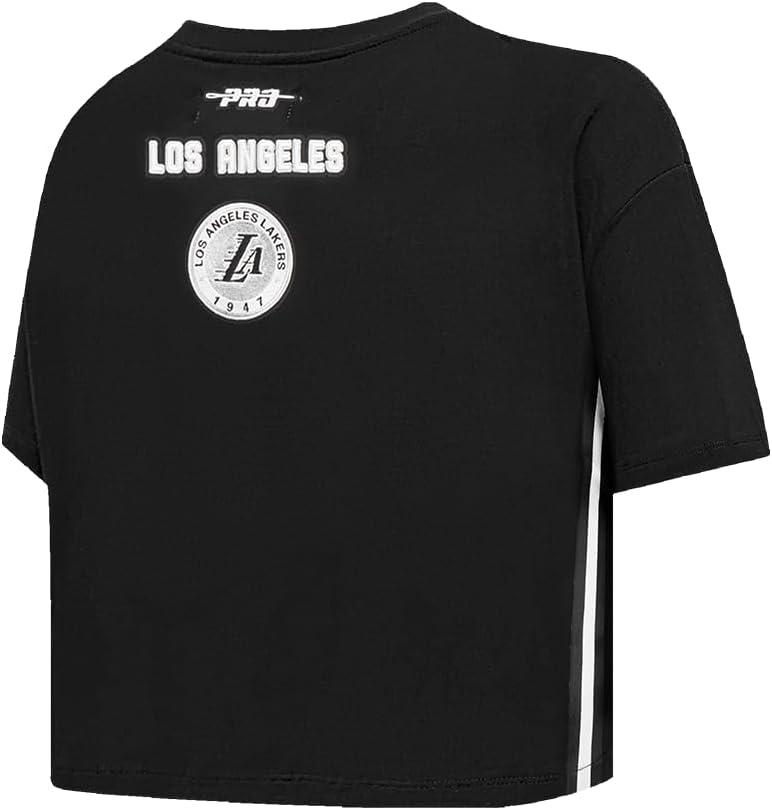 imagePro Standard Womens NBA Pearls Cotton Short Sleeve Boxy TeeBlack