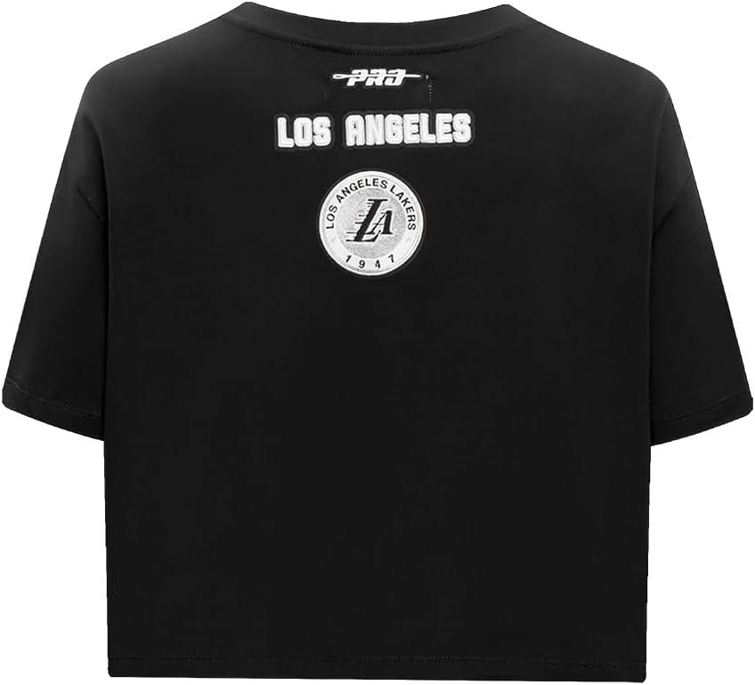 imagePro Standard Womens NBA Pearls Cotton Short Sleeve Boxy TeeBlack