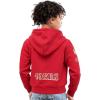 Pro Standard Big Girls NFL Classic Essentials Full Zip Hoodie(Red)